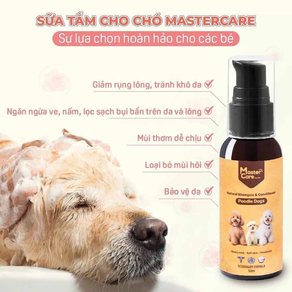 Công dụng sữa tắm cho chó Alaska