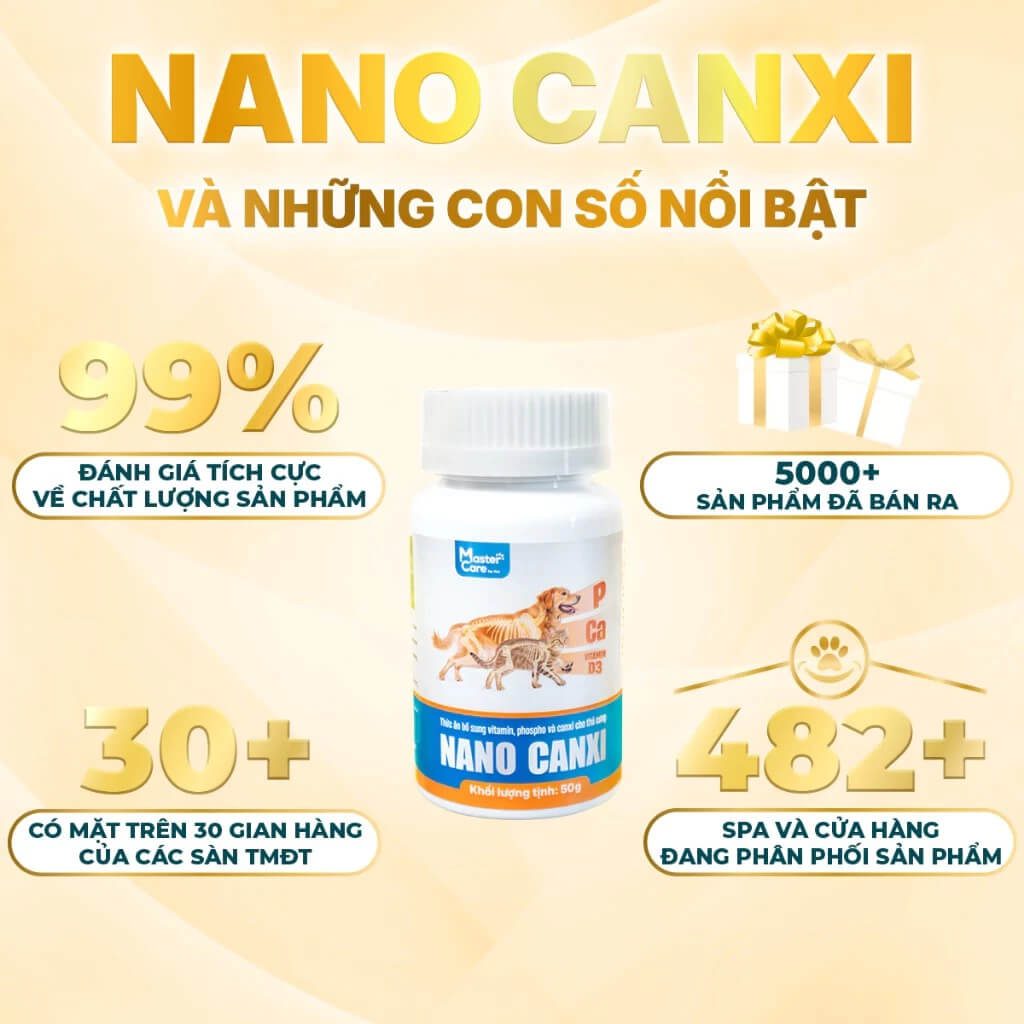 Nano Canxi cho chó mèo Nano Canxi cho chó mèo