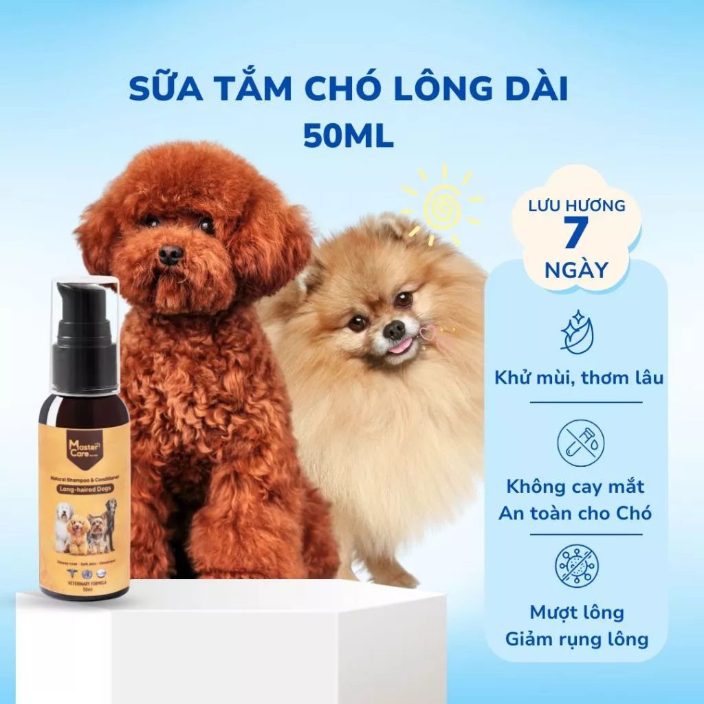 Sữa tắm cho chó lông dài Mastercare Sữa tắm cho chó lông dài Mastercare