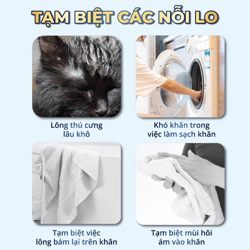 Khăn tắm Mastercare dành cho Chó Mèo Khăn tắm Mastercare dành cho Chó Mèo