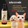 Dầu cá hồi cho Chó Mèo giảm rụng lông, giúp lông mềm mượt Gympet