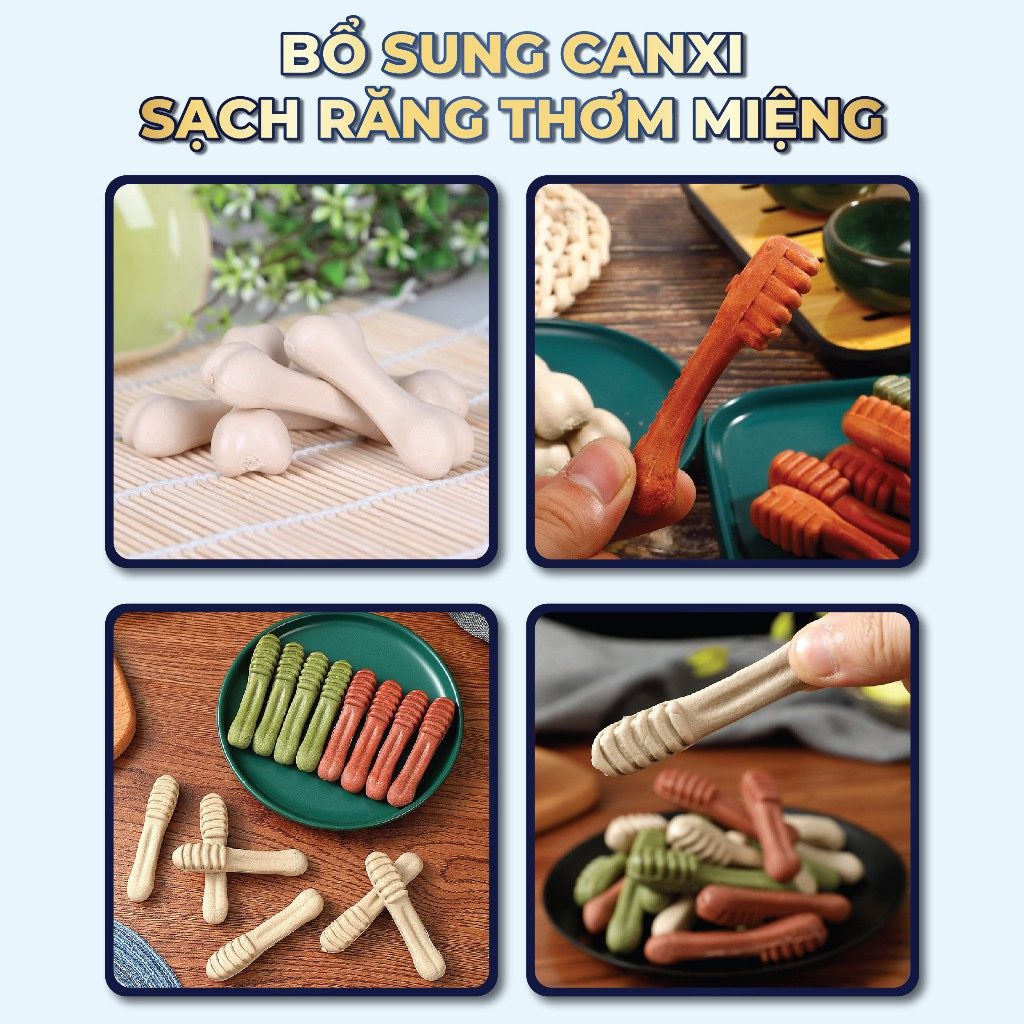 Xương gặm cho chó Orgo bổ sung canxi Xương gặm cho chó Orgo bổ sung canxi