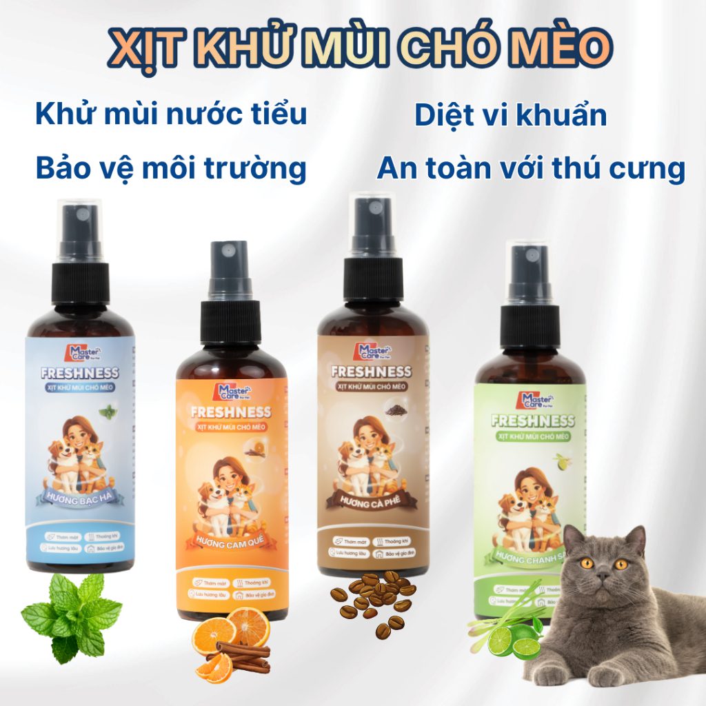 Xịt khử mùi nước tiểu chó mèo Xịt khử mùi nước tiểu chó mèo
