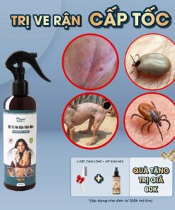 Xịt trị ve rận chó mèo